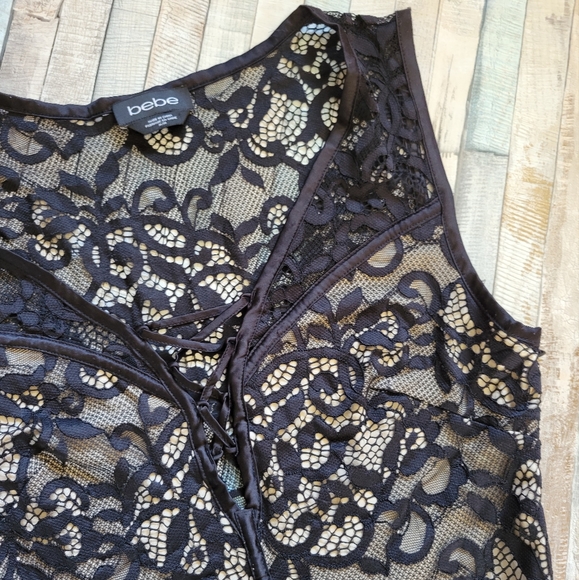 Bebe lace mini dress - Picture 4 of 6